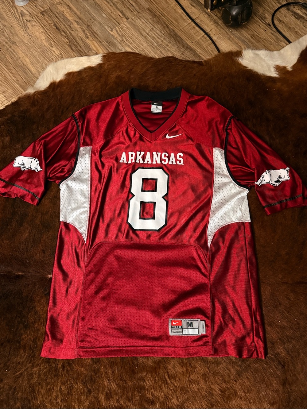 Nike official  Arkansas Razorbacks  #8 Football Jersey
